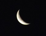 crescent dark moon
